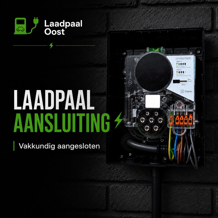 Laadpaalaansluiting door Laadpaal Oost